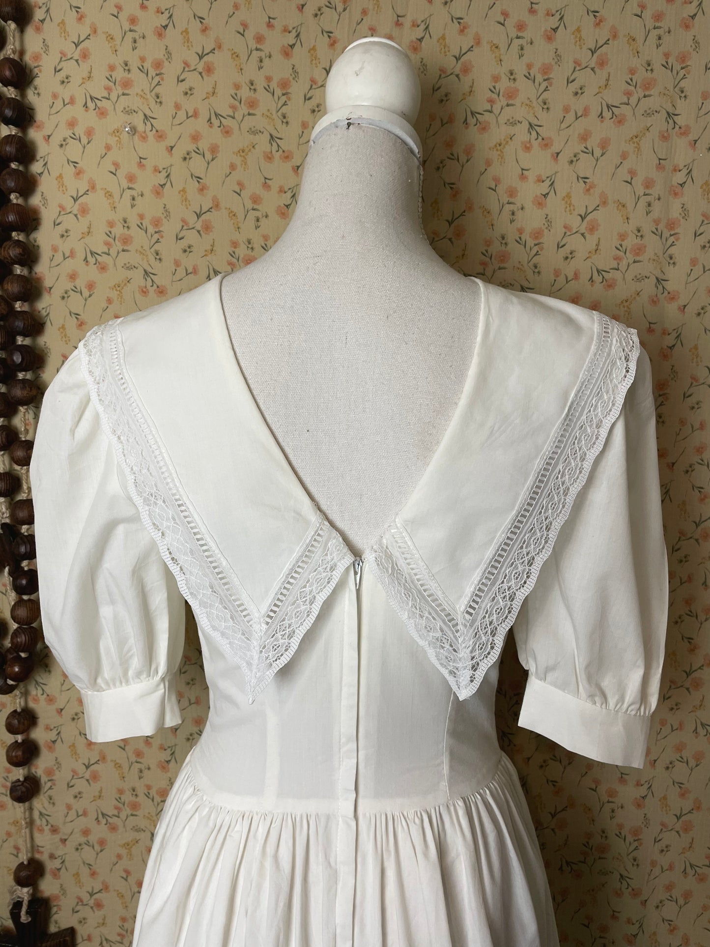 1990s Gunne Sax Lace Dress