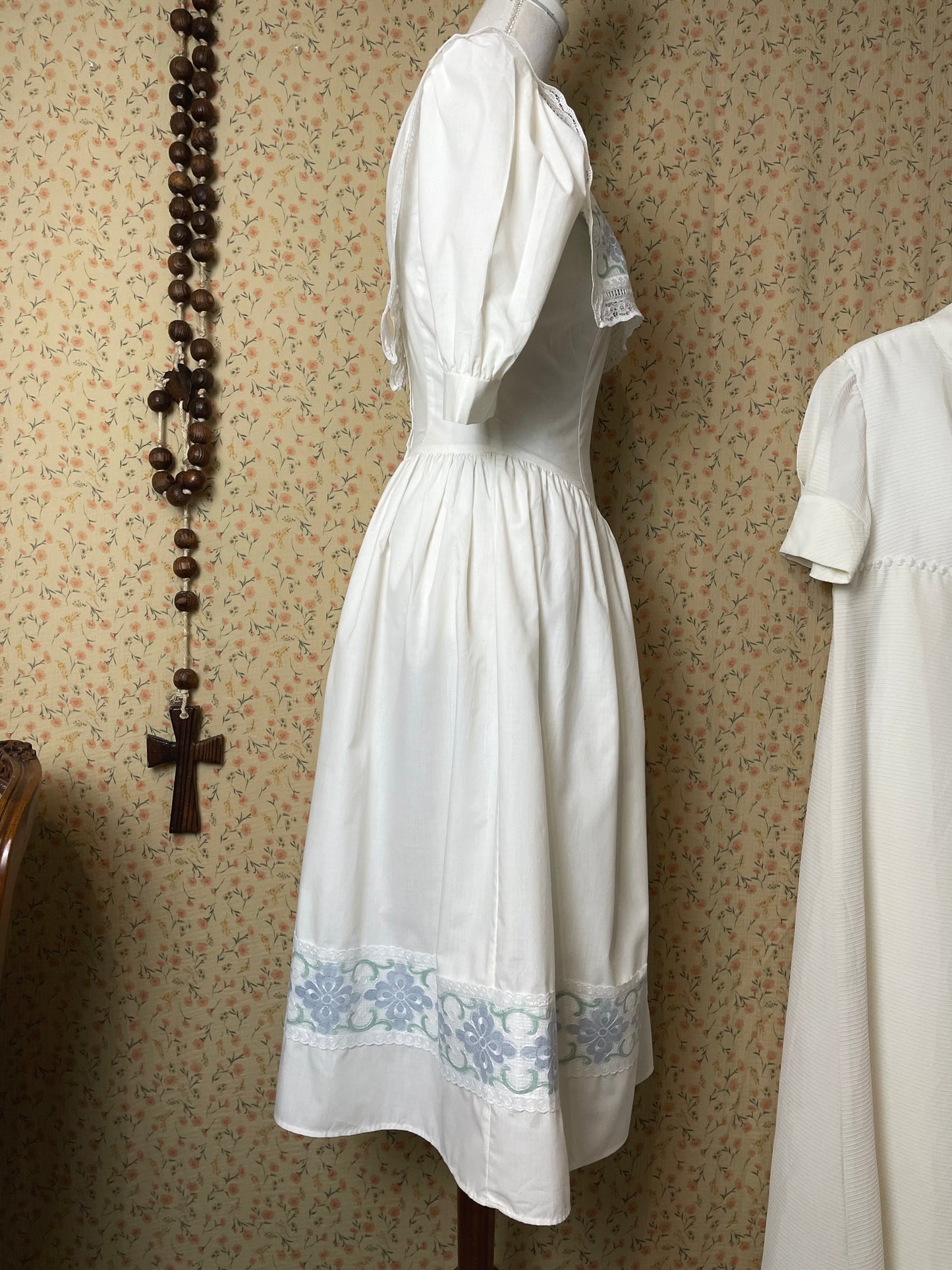 1990s Gunne Sax Lace Dress