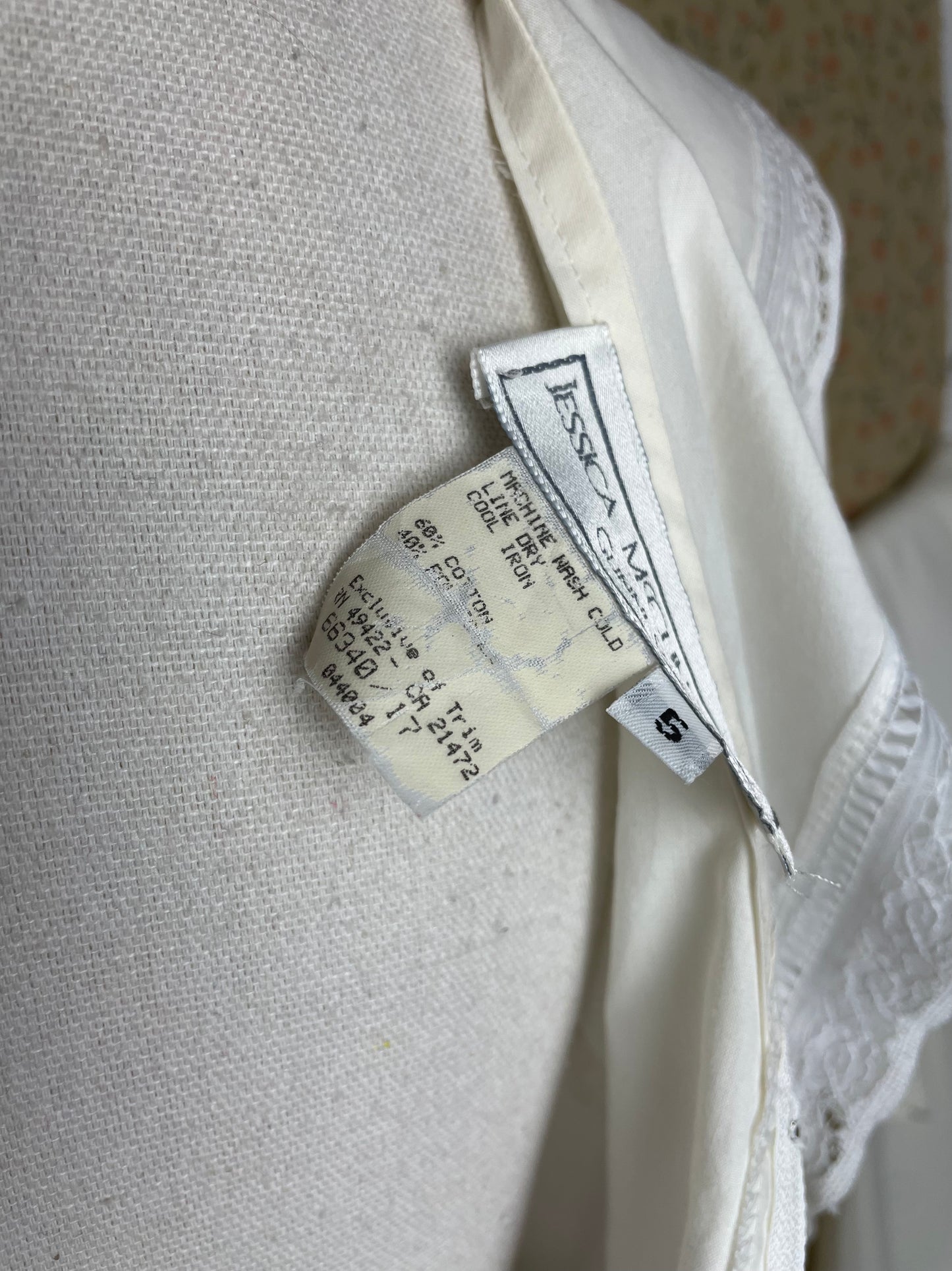 1990s Gunne Sax Lace Dress