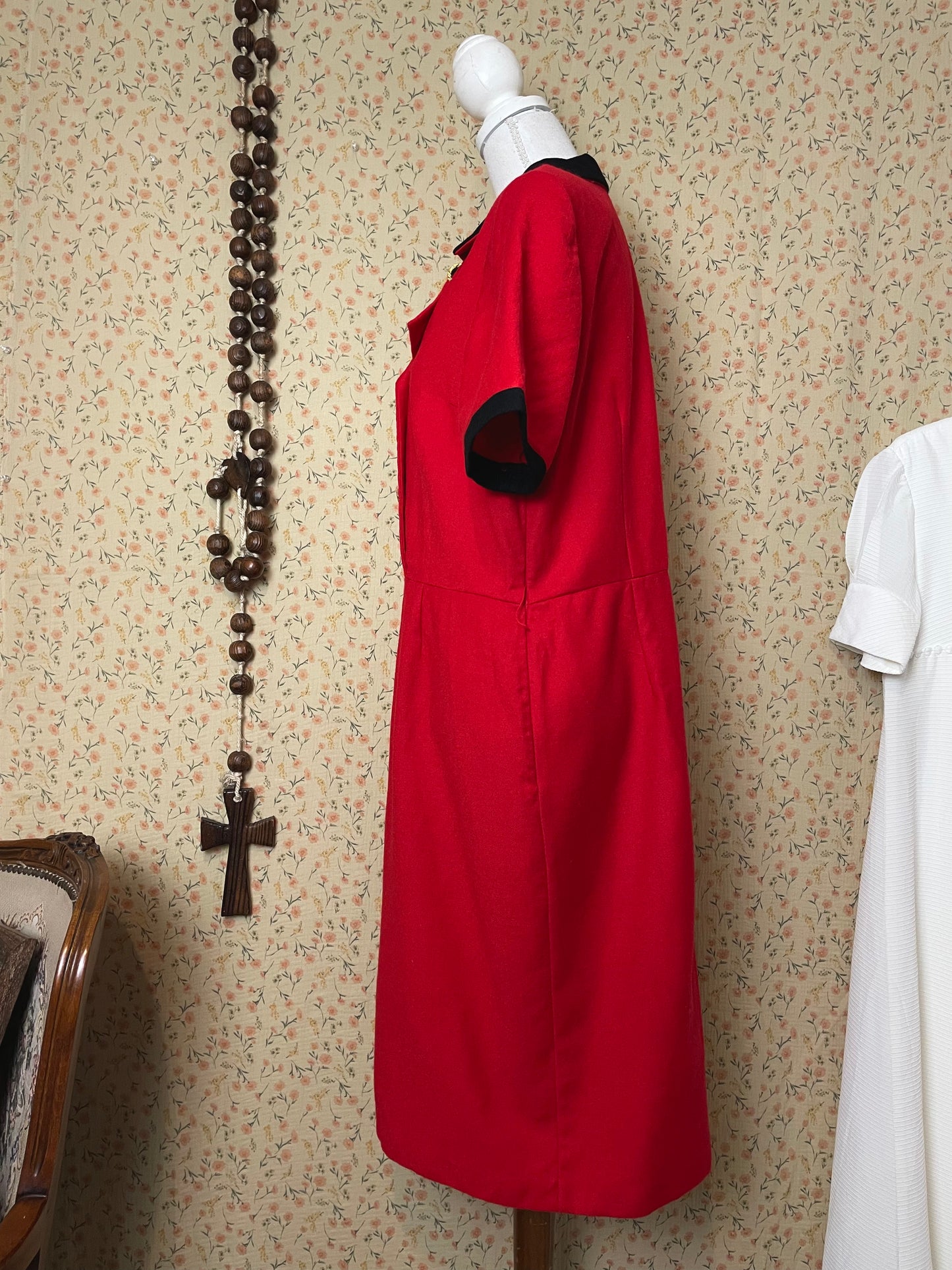 1980s Chêne Wool Dress