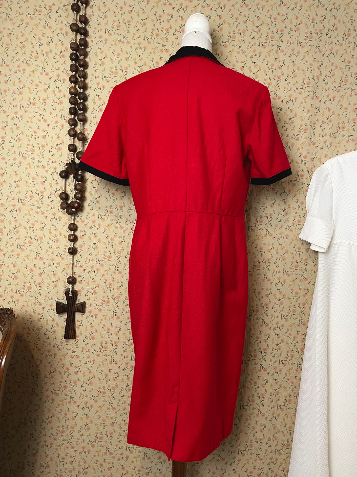 1980s Chêne Wool Dress