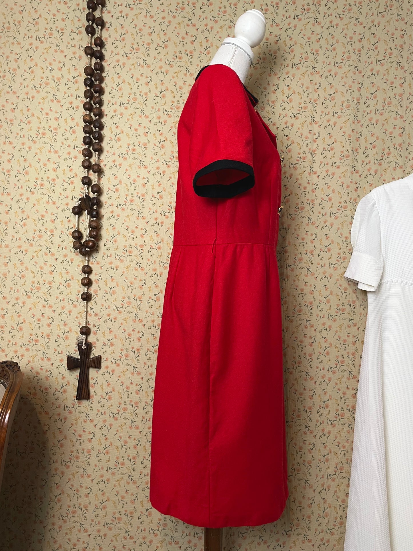 1980s Chêne Wool Dress