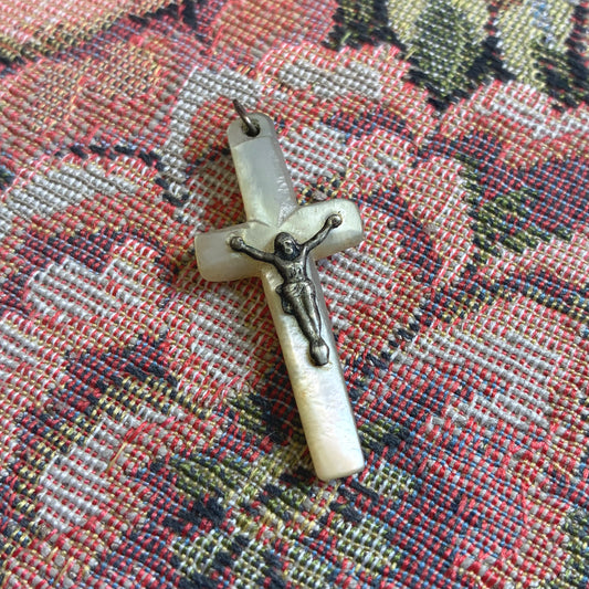 Mother of Pearl Crucifx Pendant