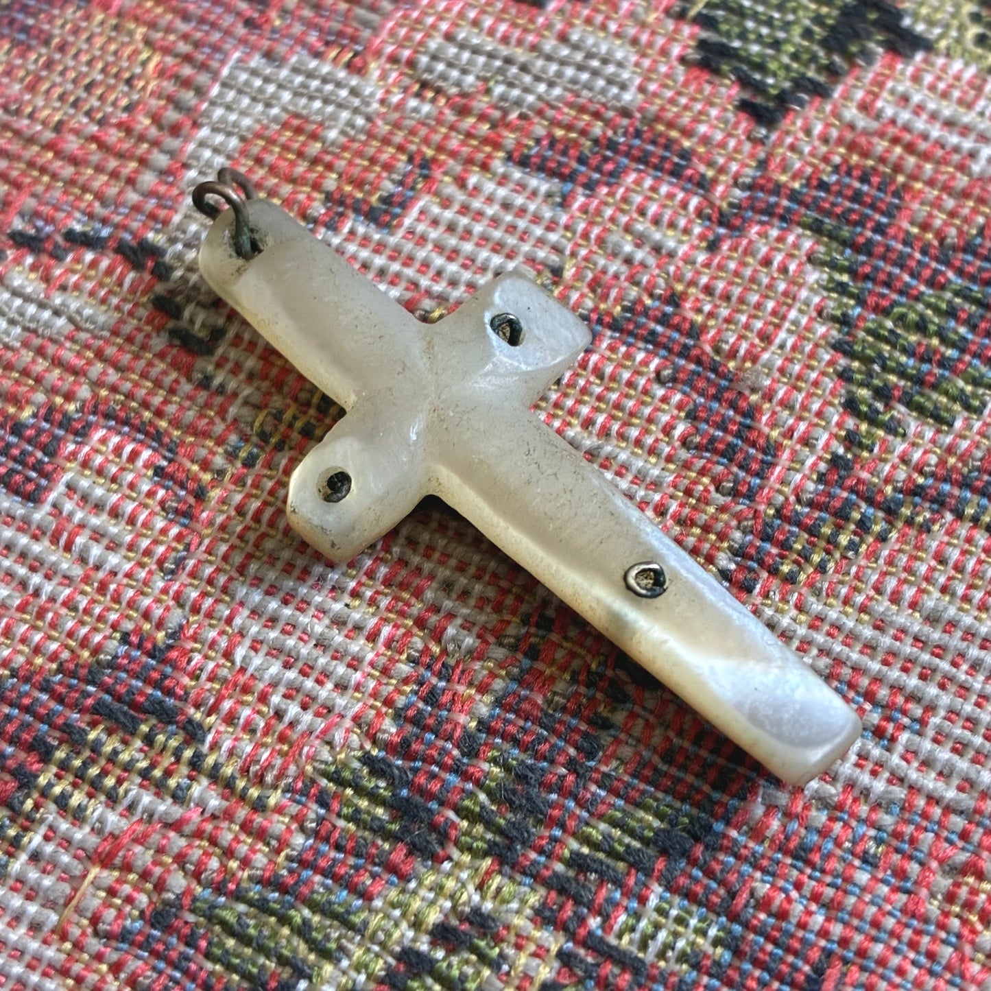 Mother of Pearl Crucifx Pendant