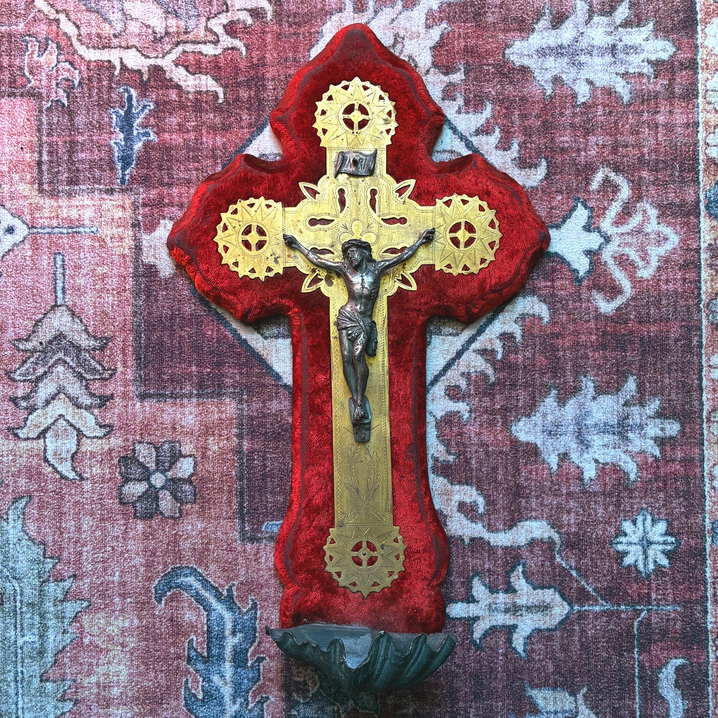 Red Holy Water Font Copper