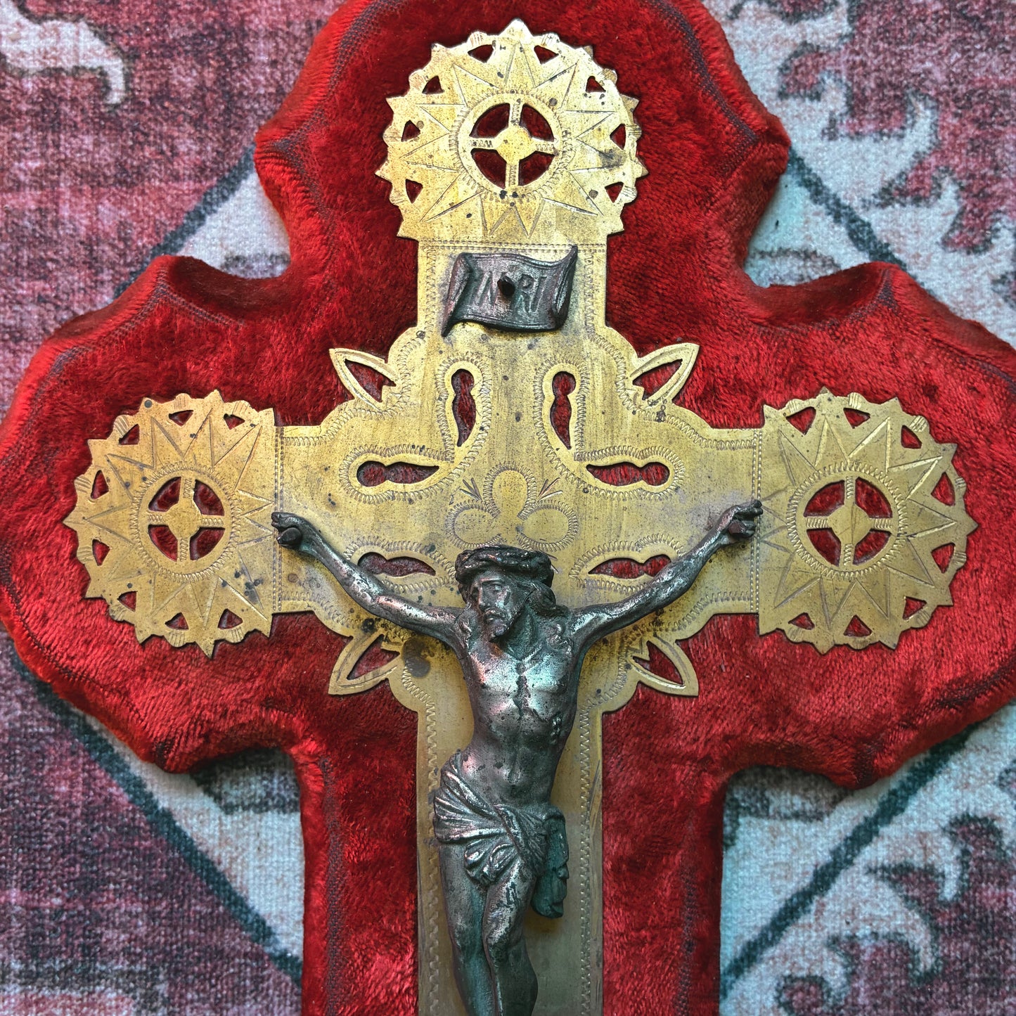 Red Holy Water Font Copper