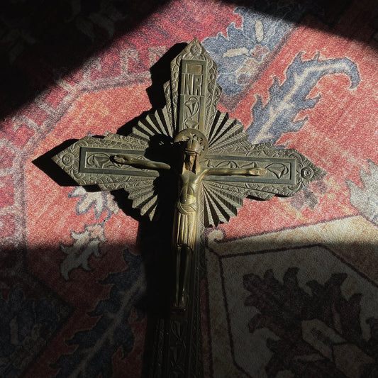 Art Nouveau Crucifix