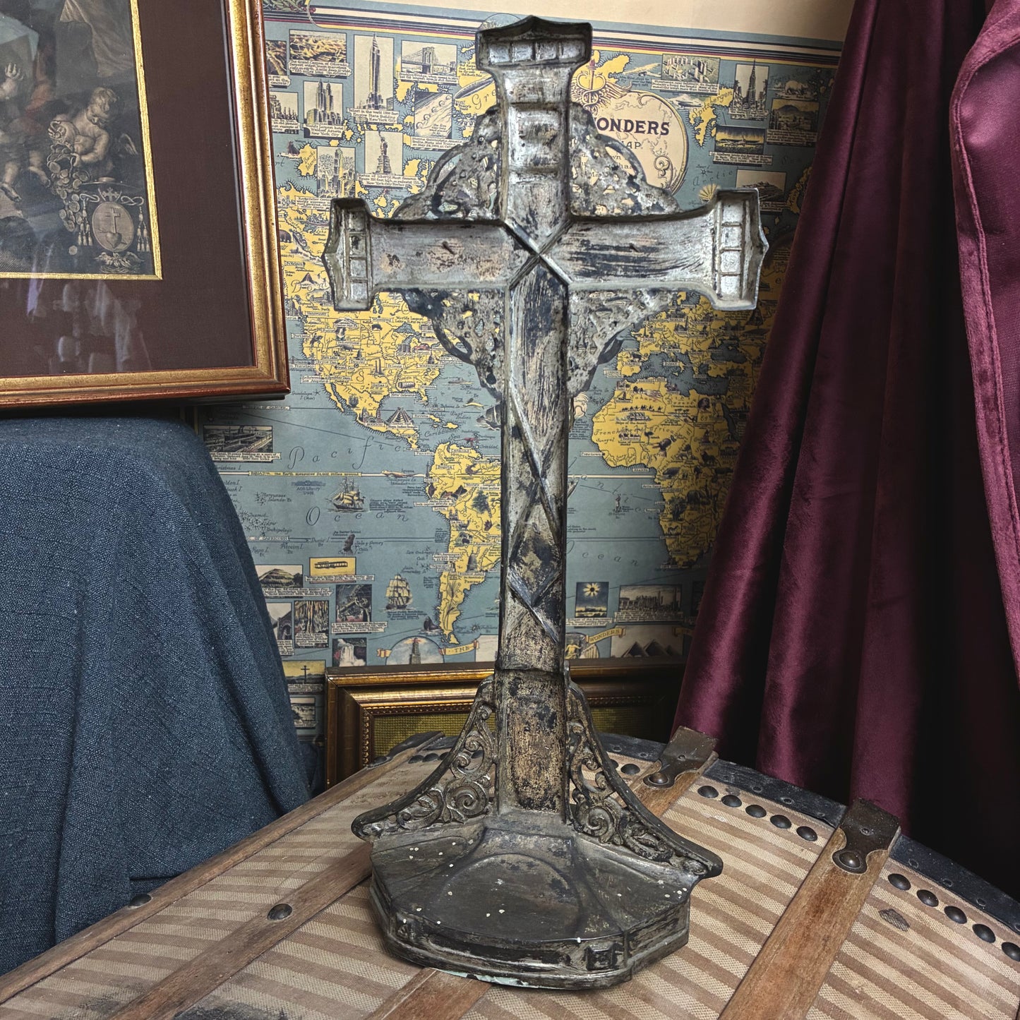 French Gothic Revival Crucifix
