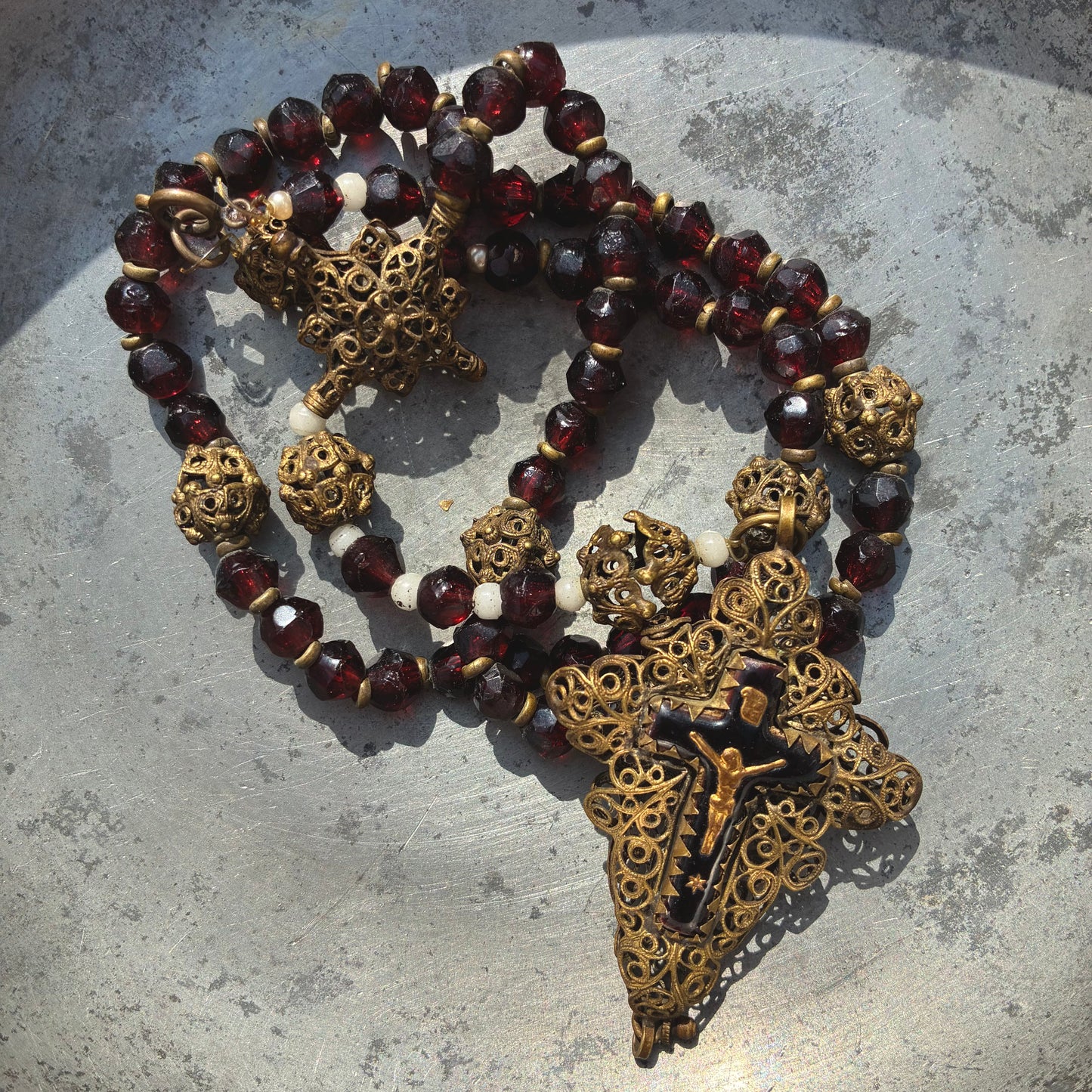 Filigree Credo Cross Rosary
