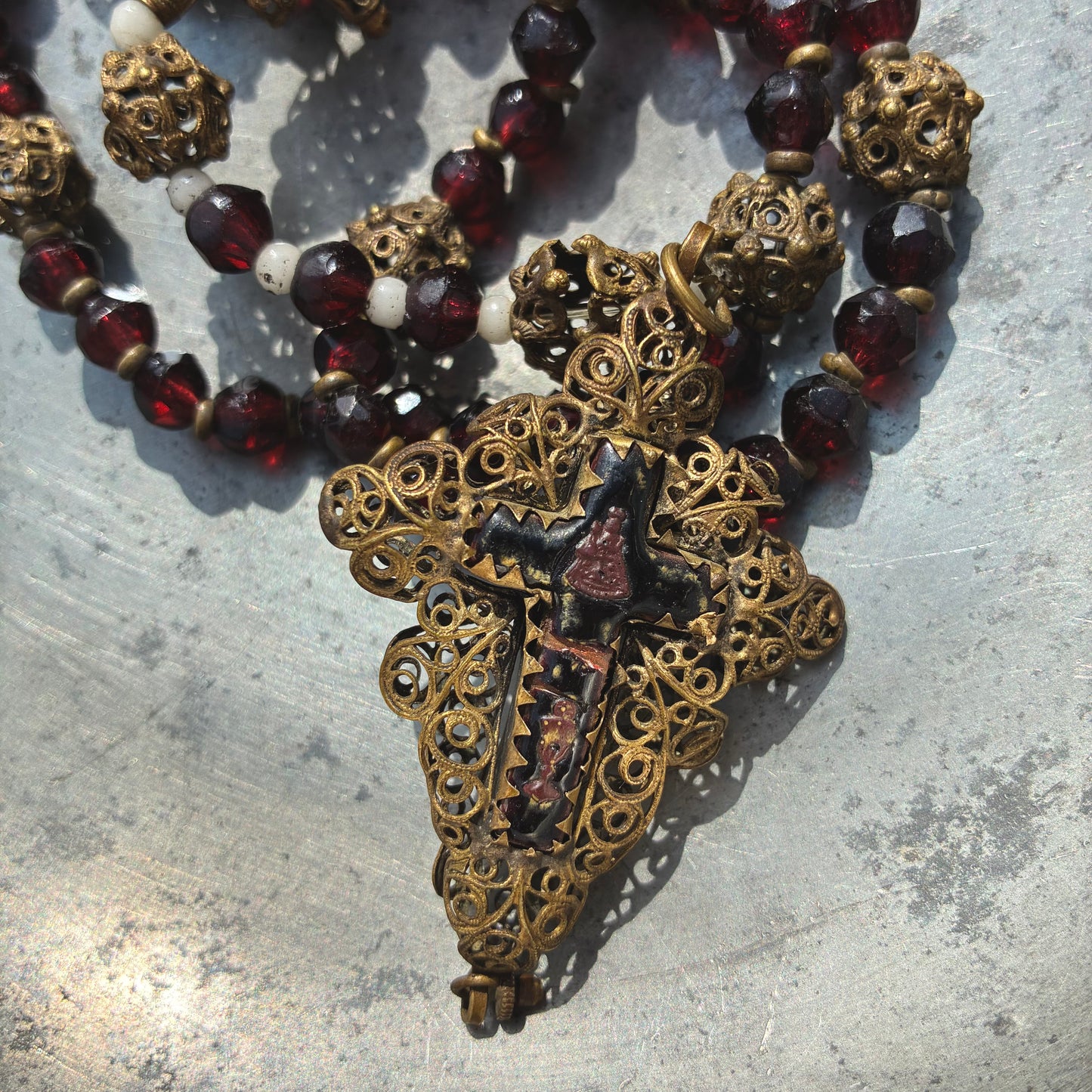Filigree Credo Cross Rosary