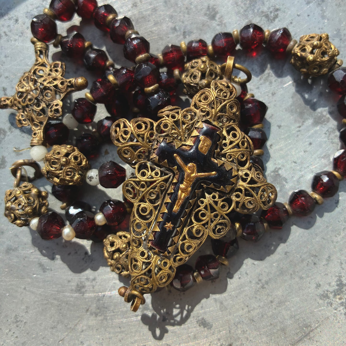Filigree Credo Cross Rosary