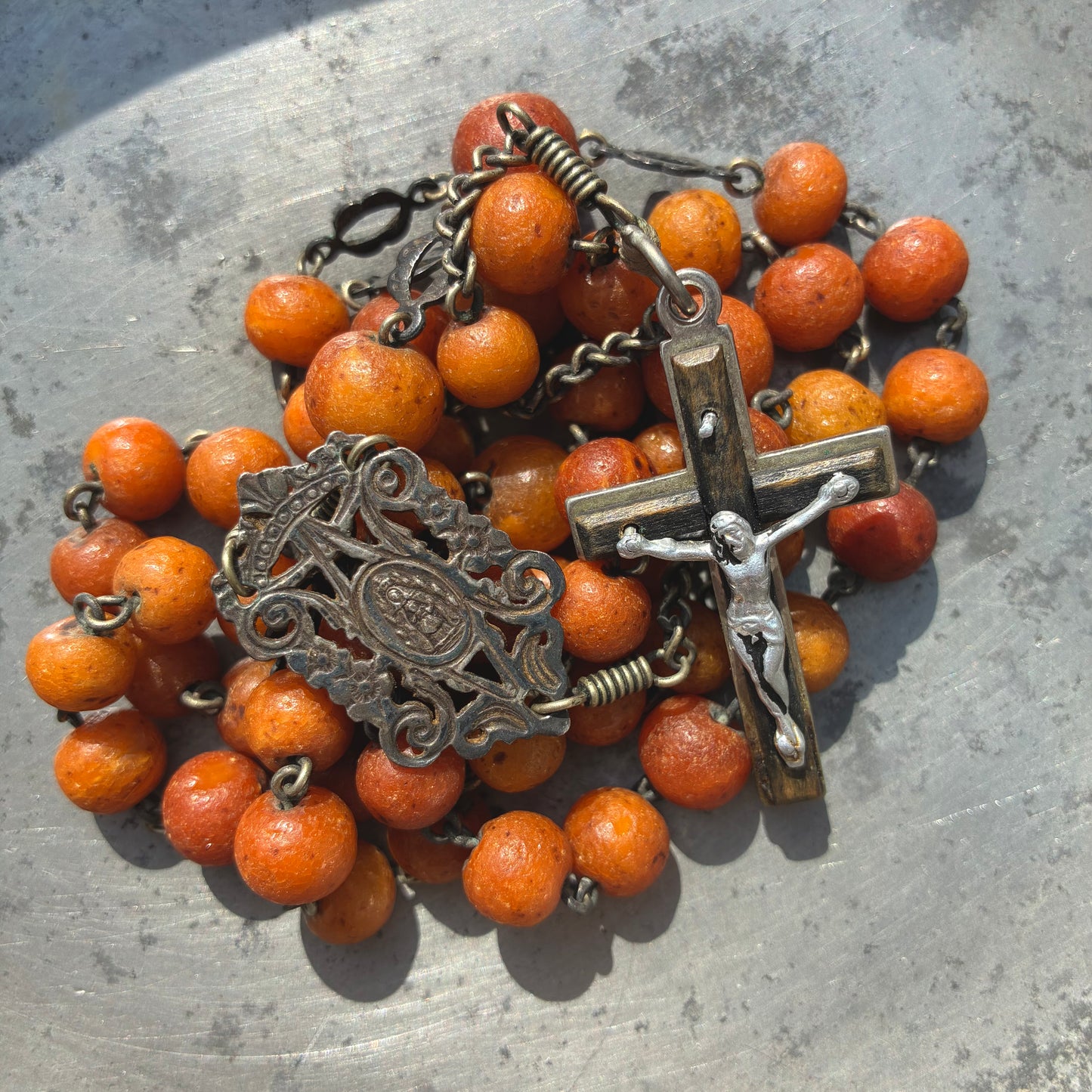 Fruit Tree Wood Rosary