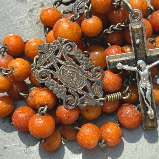 Fruit Tree Wood Rosary
