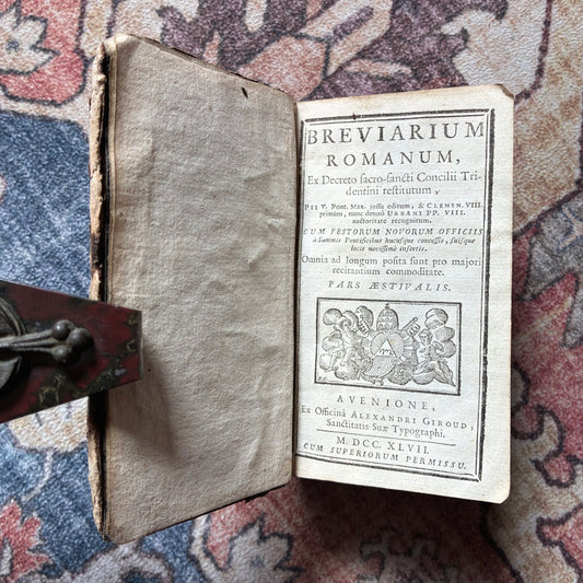 Breviarium Romanum 1747 Summer Volume