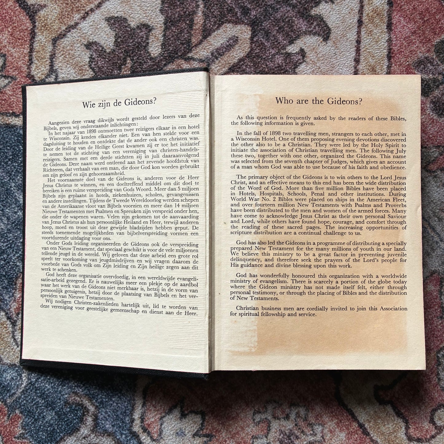 Double New Testament - Dutch & English 1961
