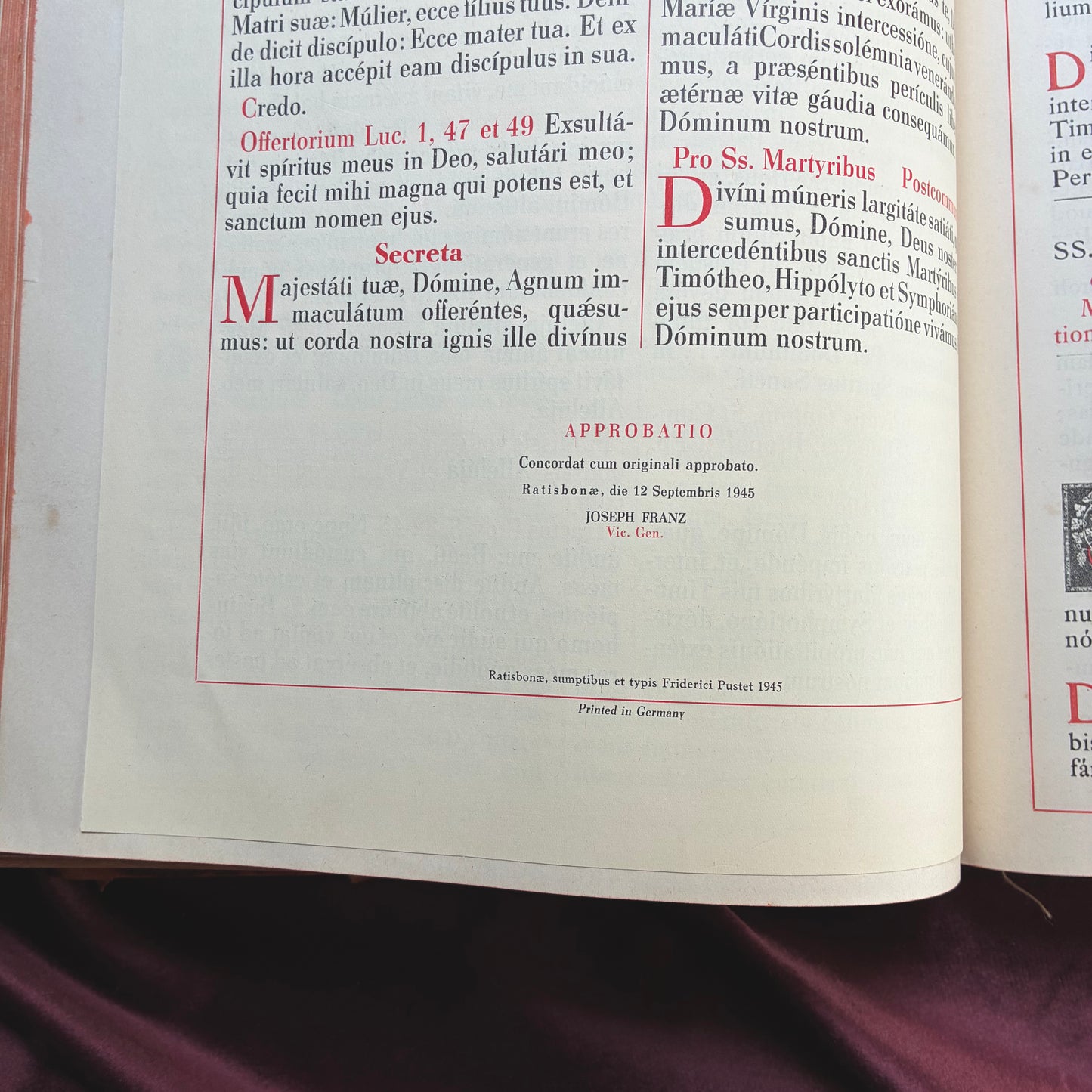 Roman Missal 1904