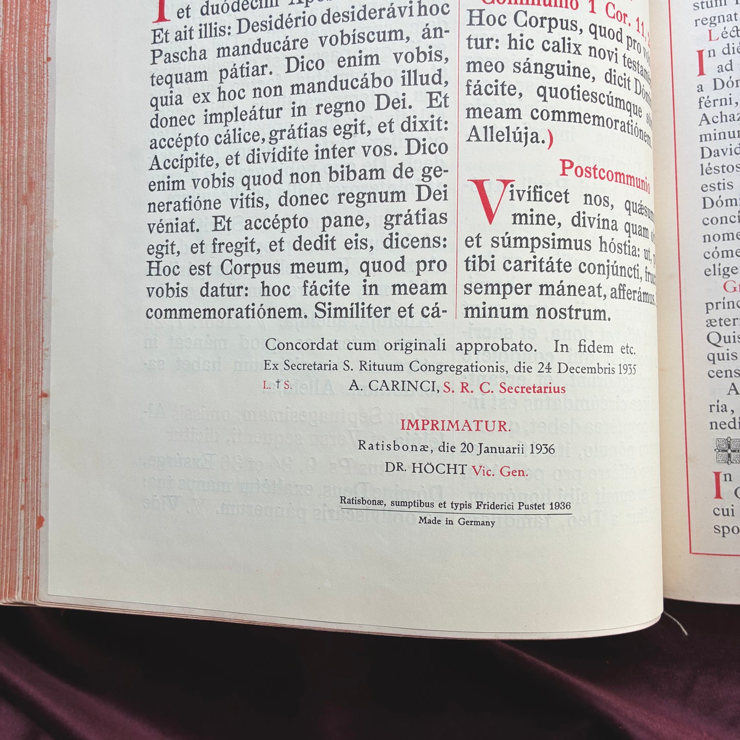 Roman Missal 1904