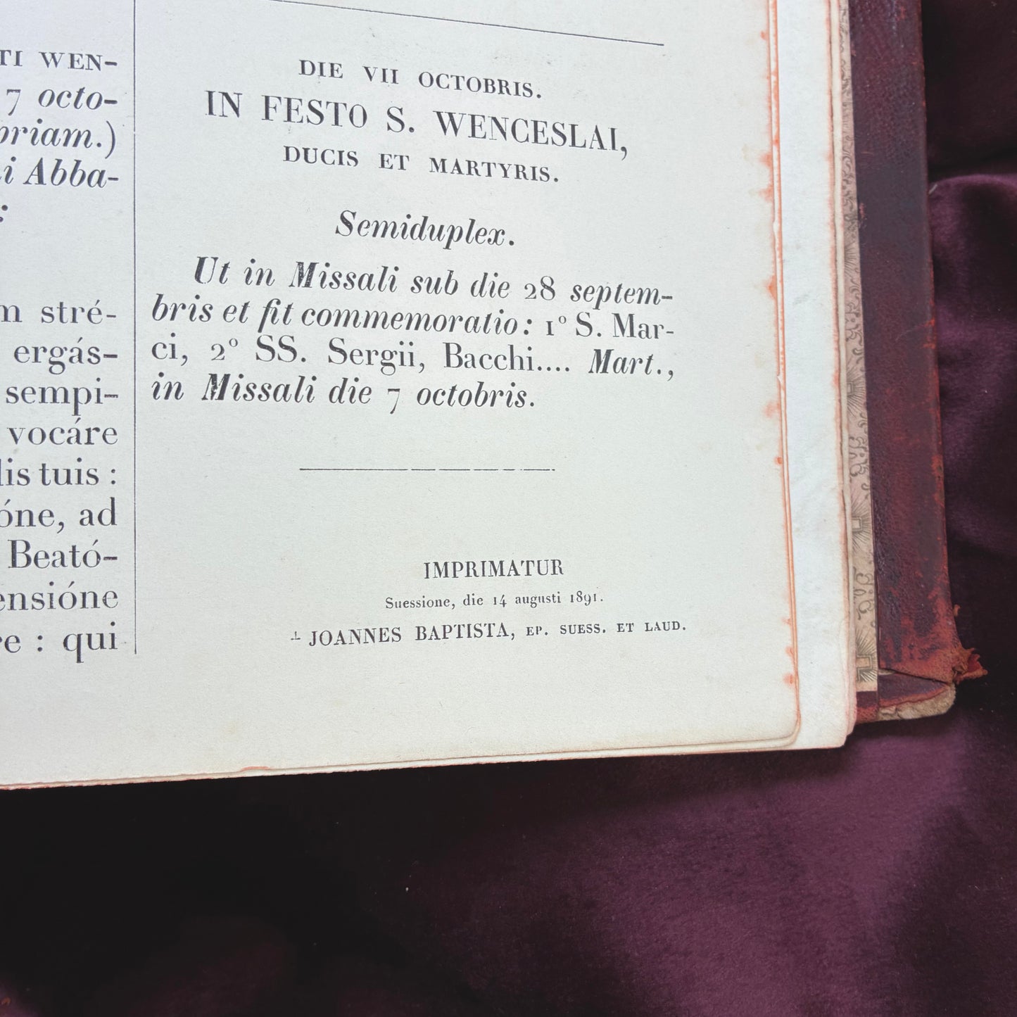 Roman Missal 1904
