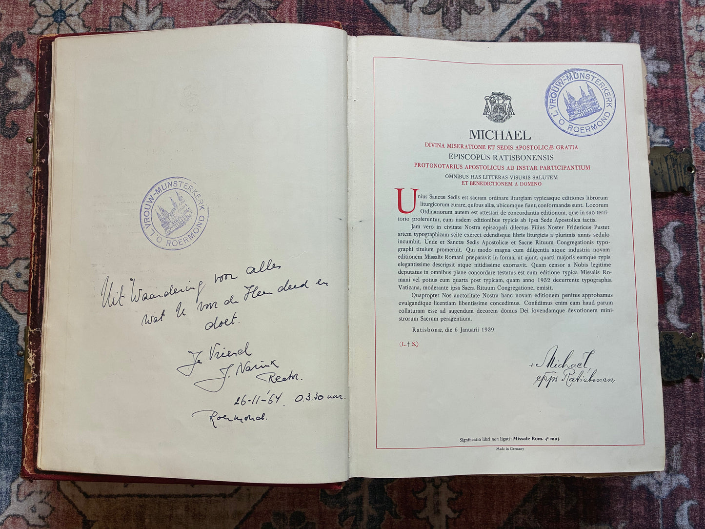 Missale Romanum 1939