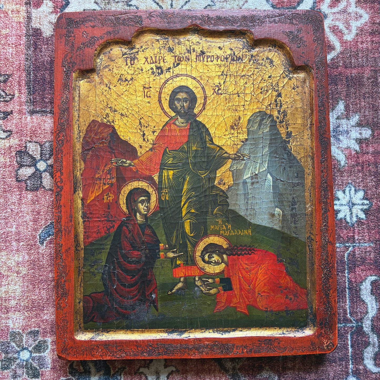 Icon Resurrection Mount Athos