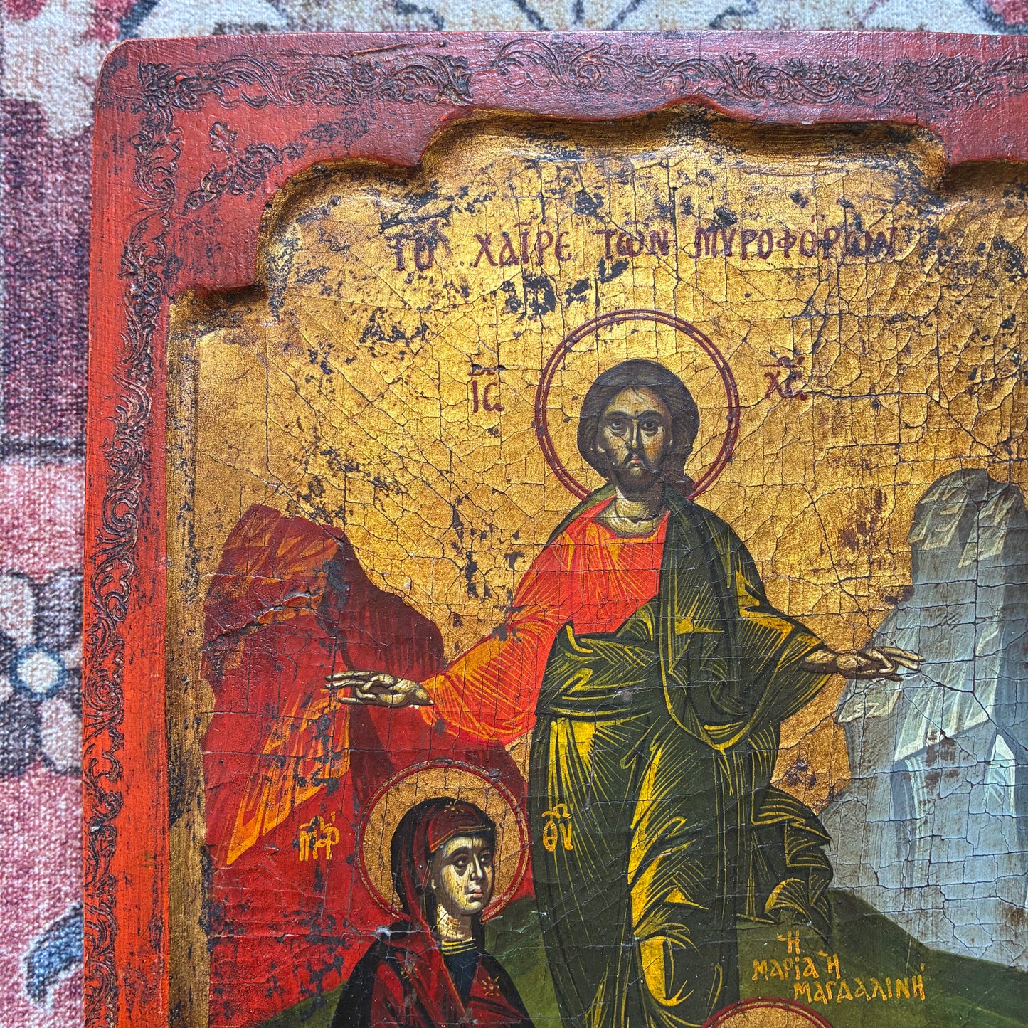Icon Resurrection Mount Athos