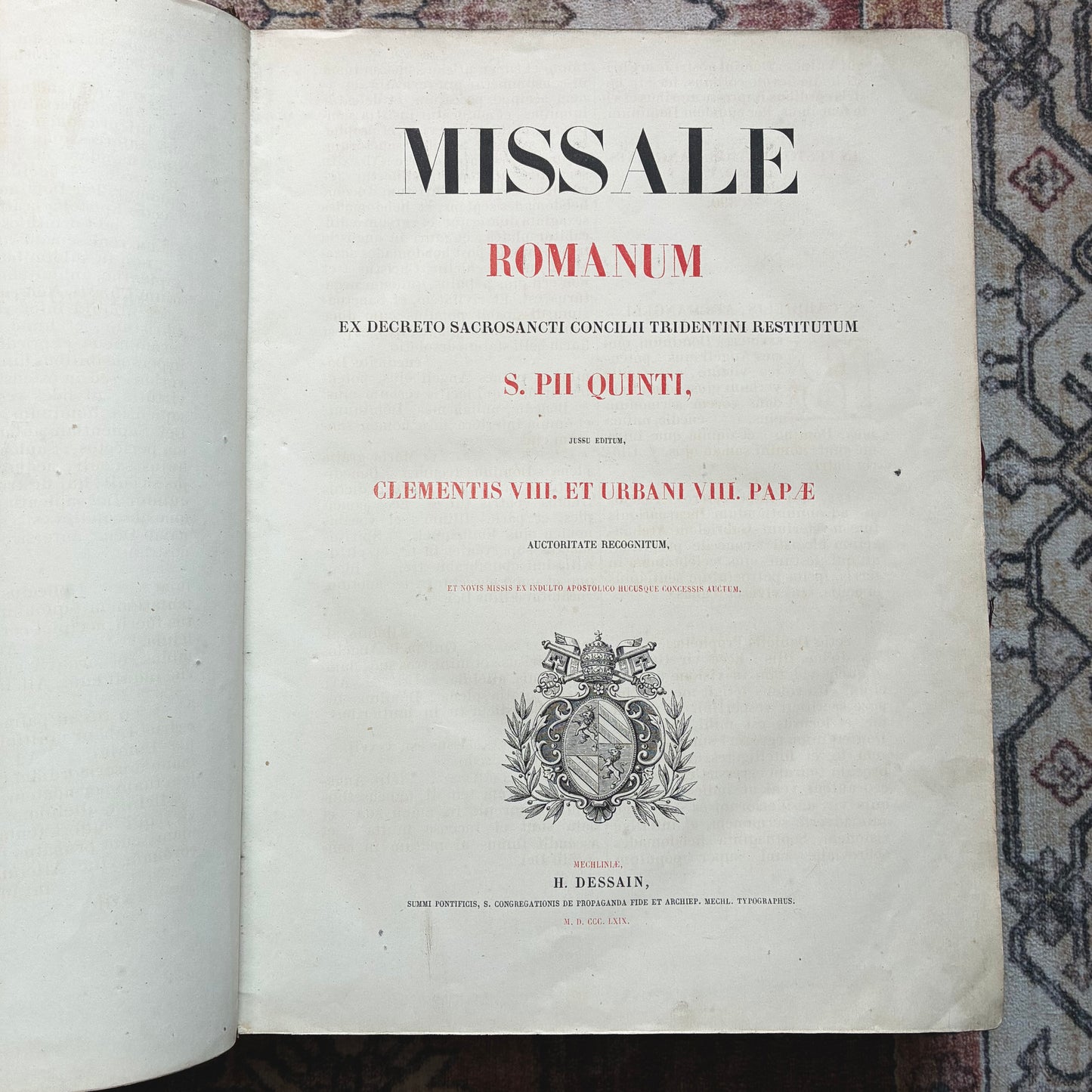 Roman Missal 1869