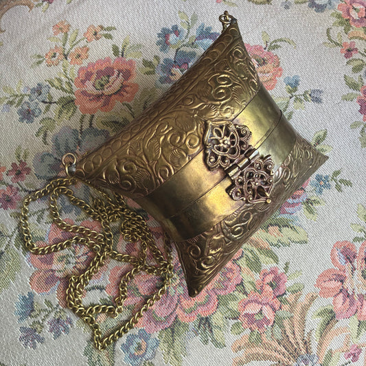 Brass Pillow Purse