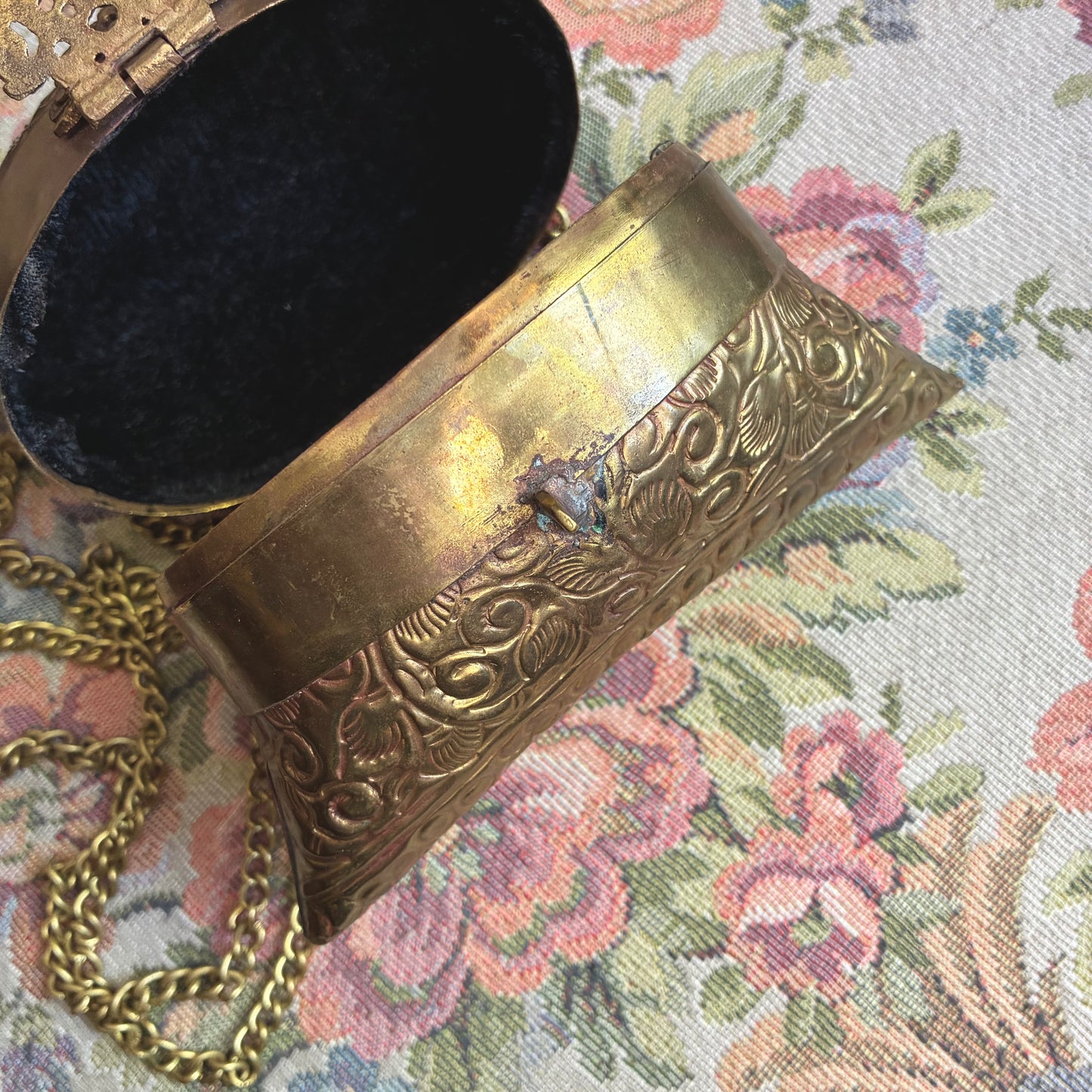 Brass Pillow Purse