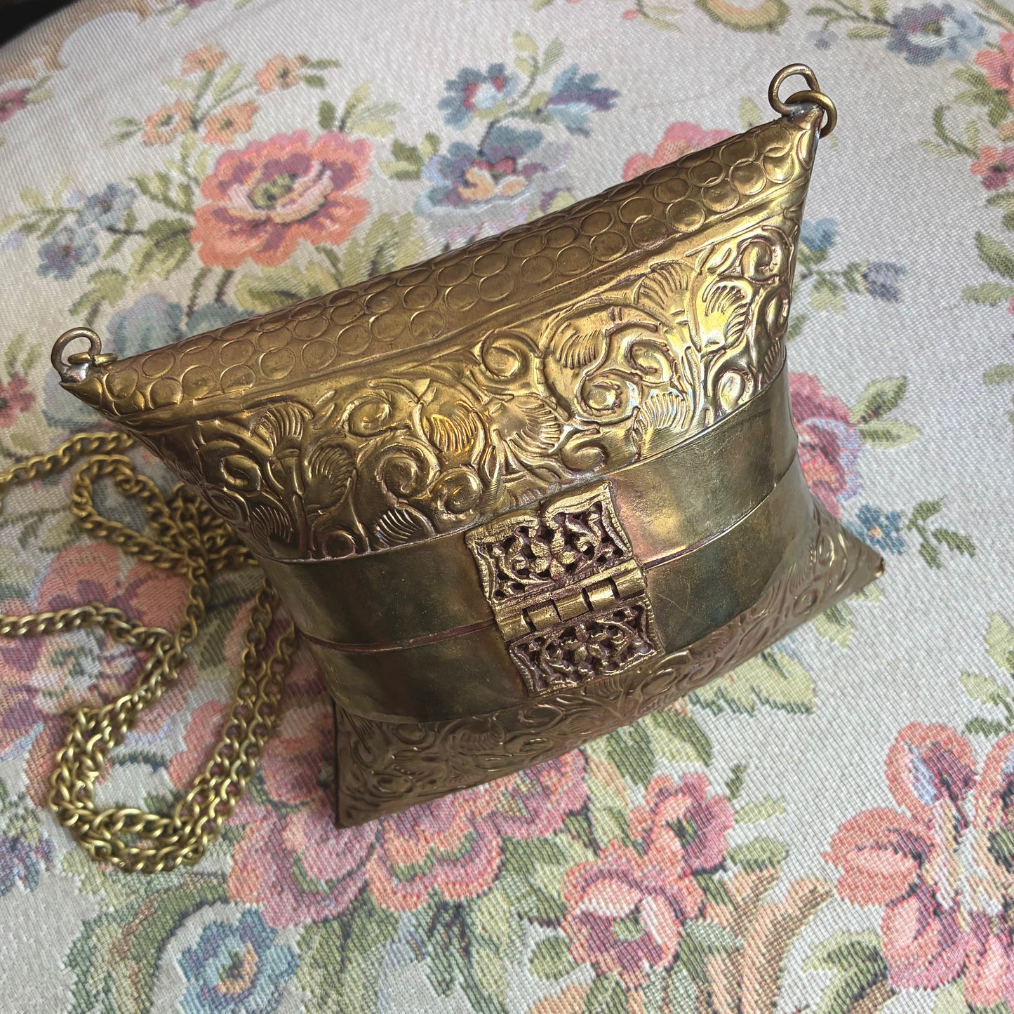 Brass Pillow Purse