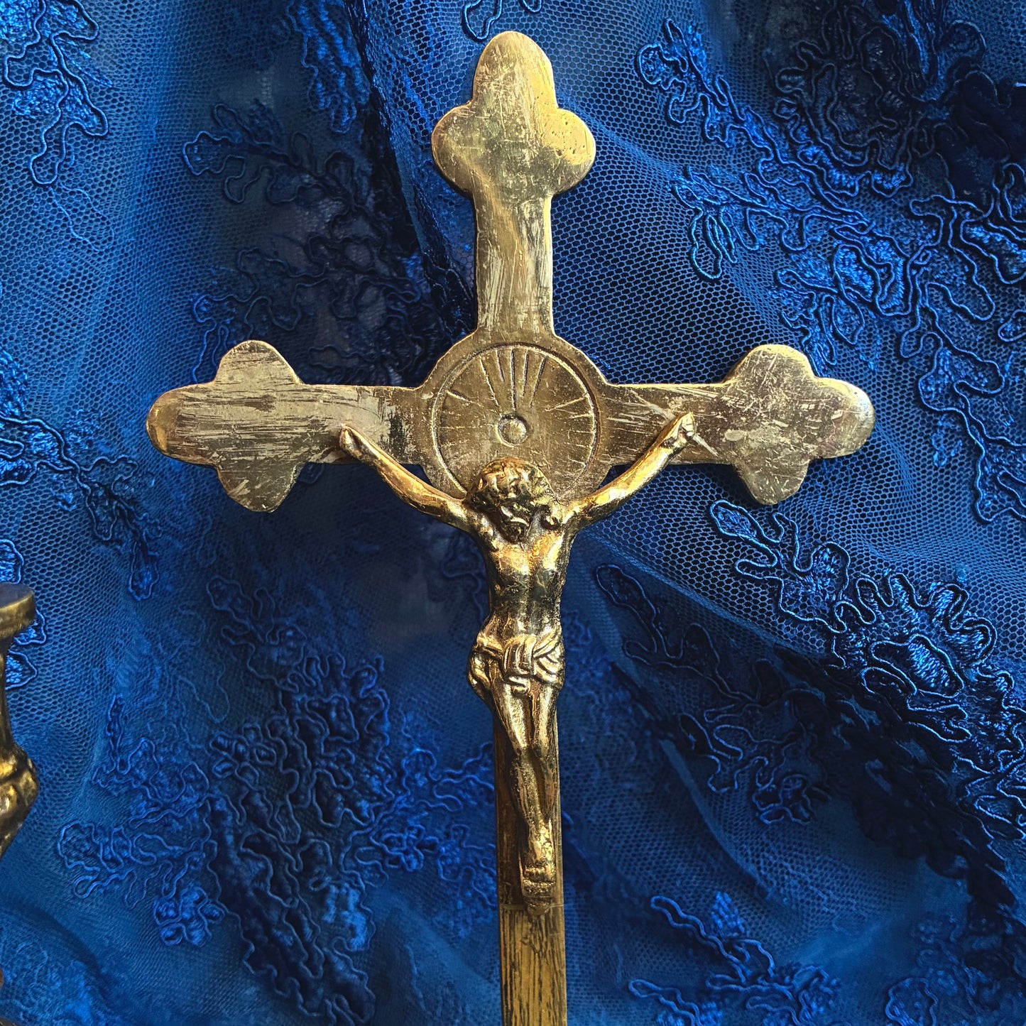 Golden Candlestick Altar Set