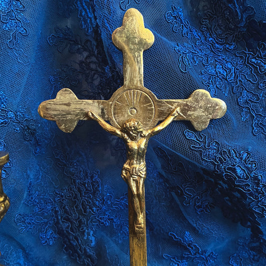 Golden Candlestick Altar Set