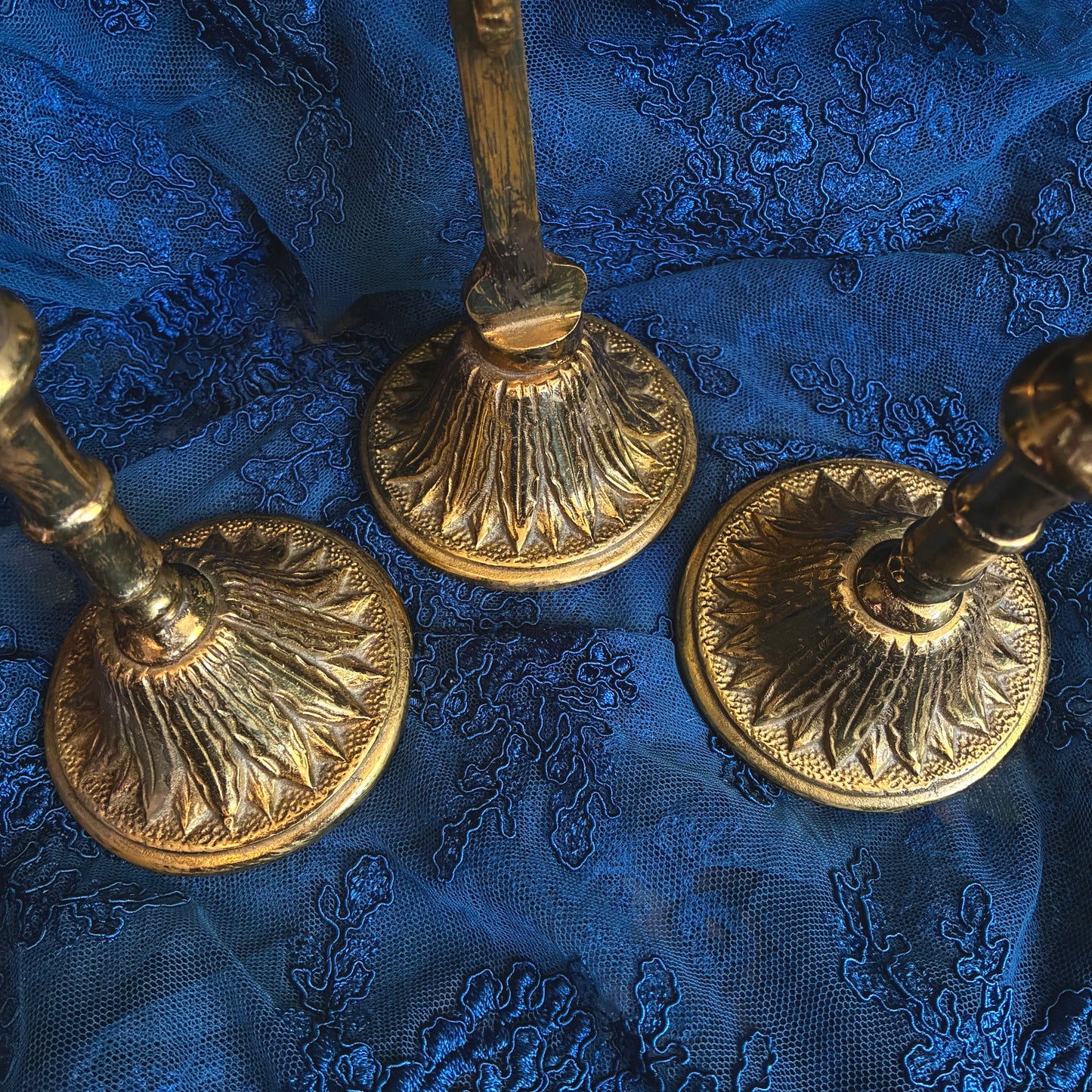 Golden Candlestick Altar Set