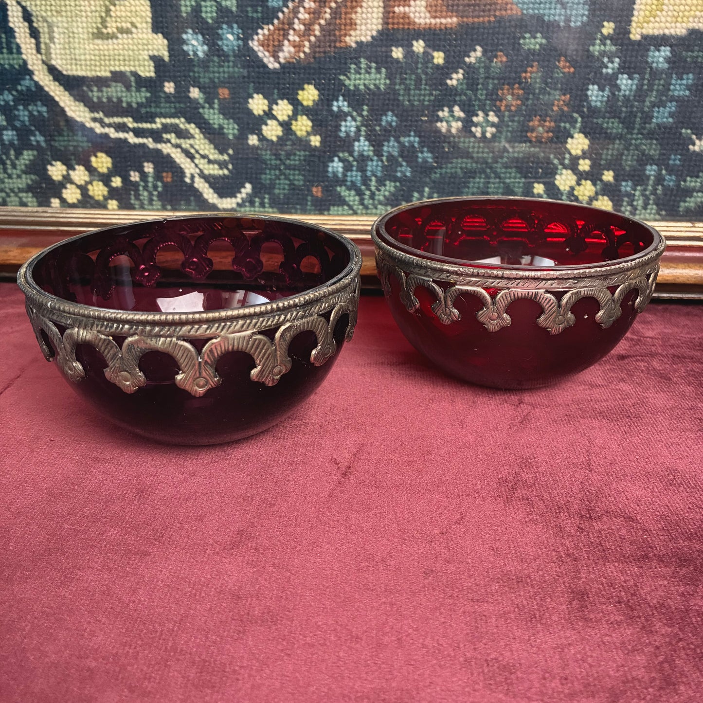 Medieval Revival Glass Bowls