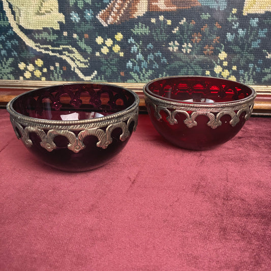 Medieval Revival Glass Bowls