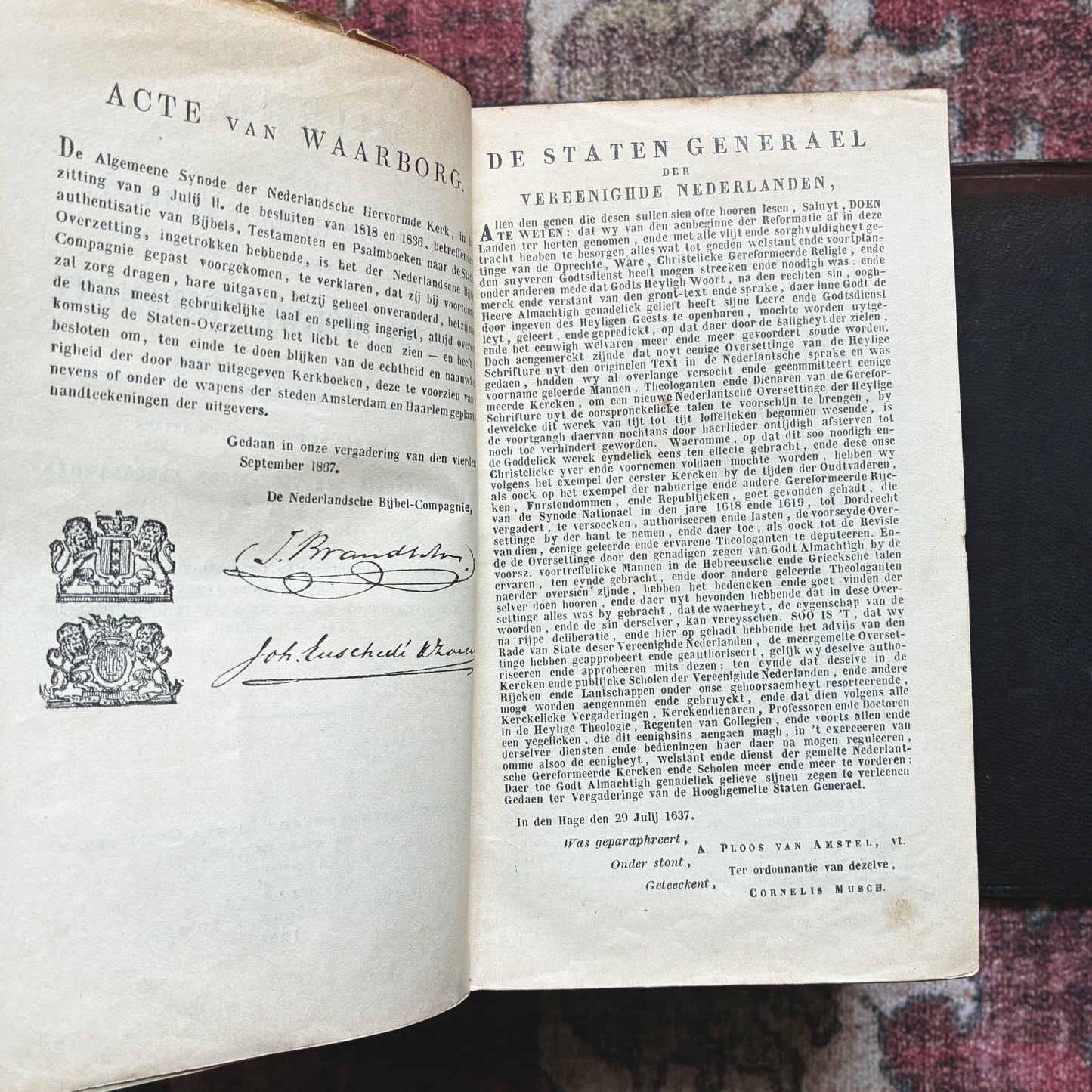 Bible with Silver Hardware