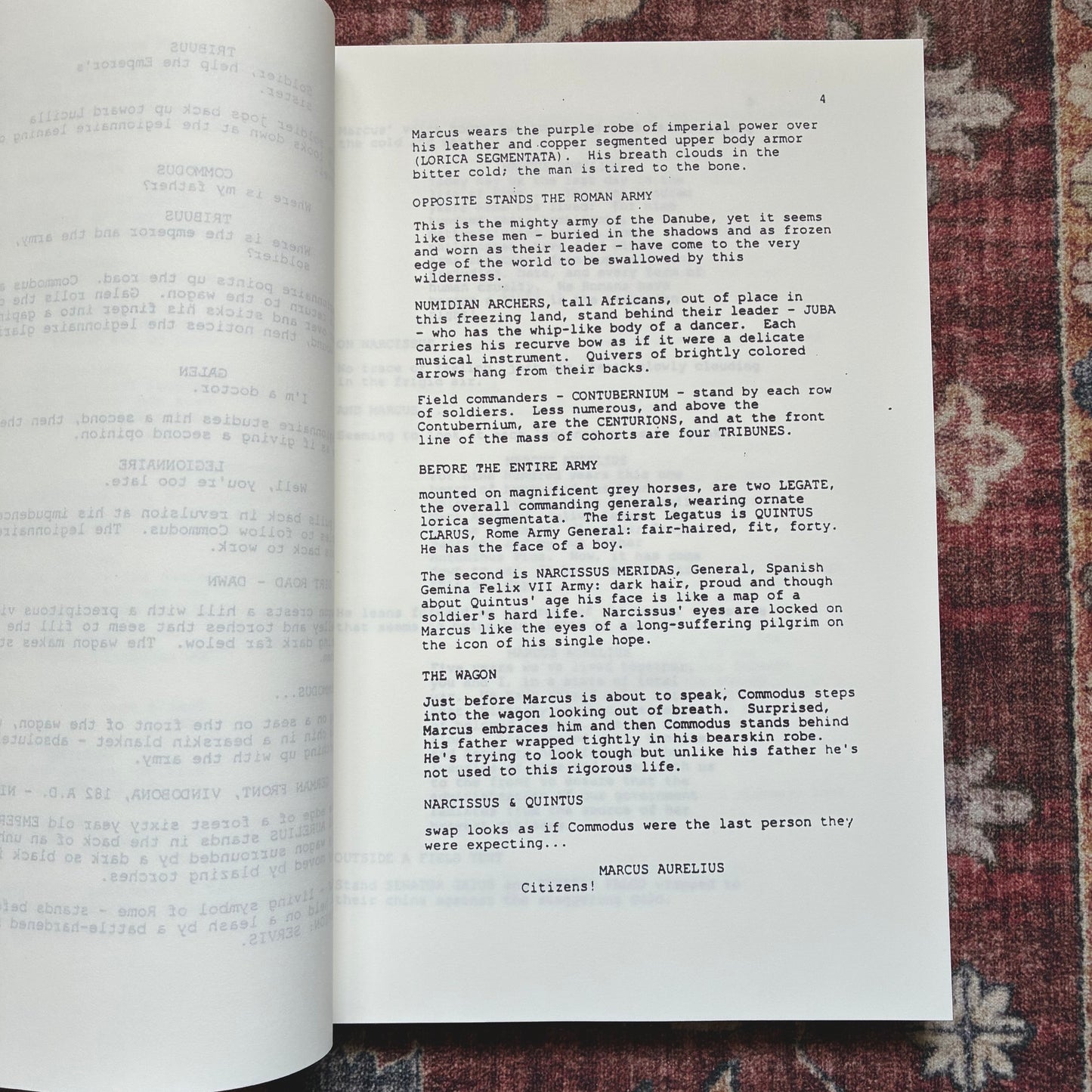 Gladiator Script 1998