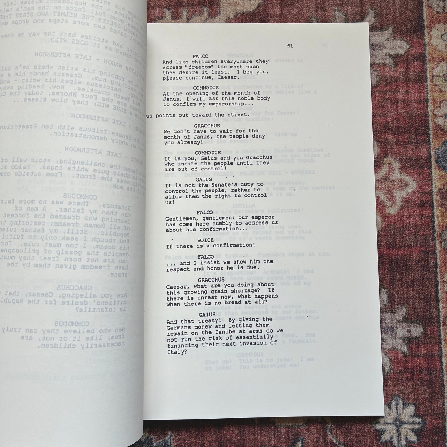 Gladiator Script 1998