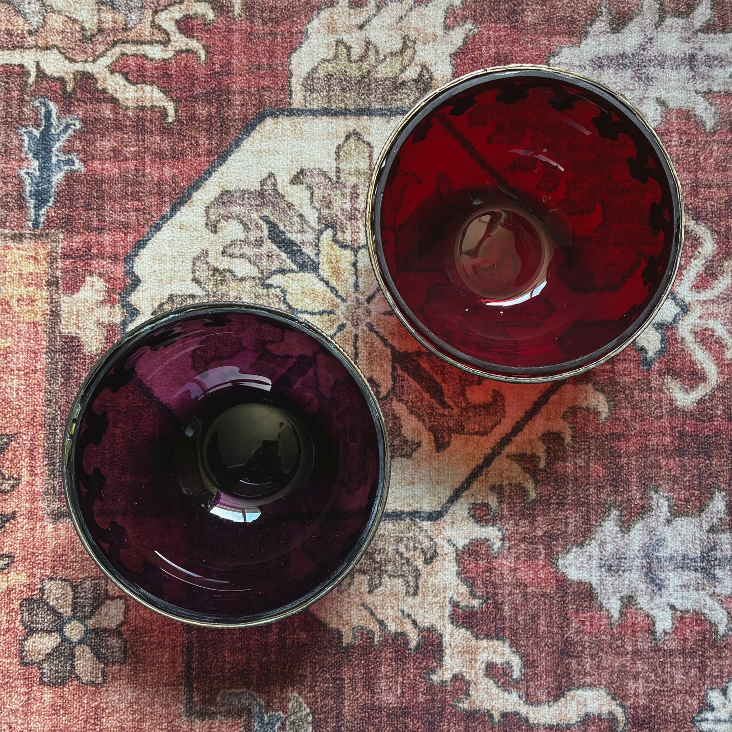 Medieval Revival Glass Bowls