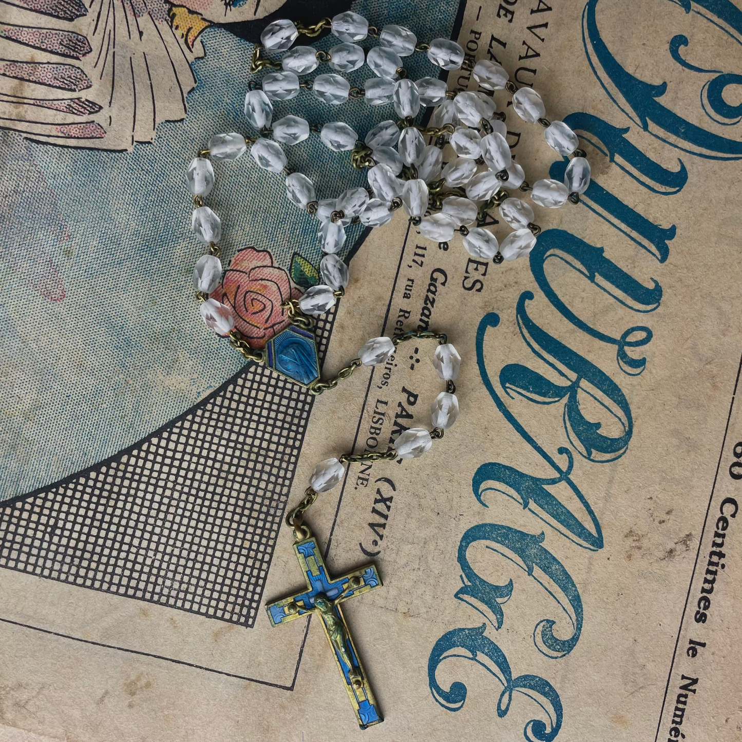 1930s Art Deco Rosary