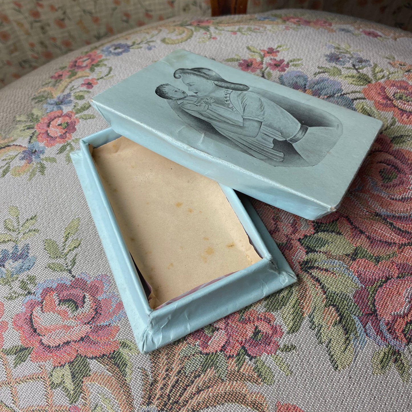 1920s Baptism Keepsake Box