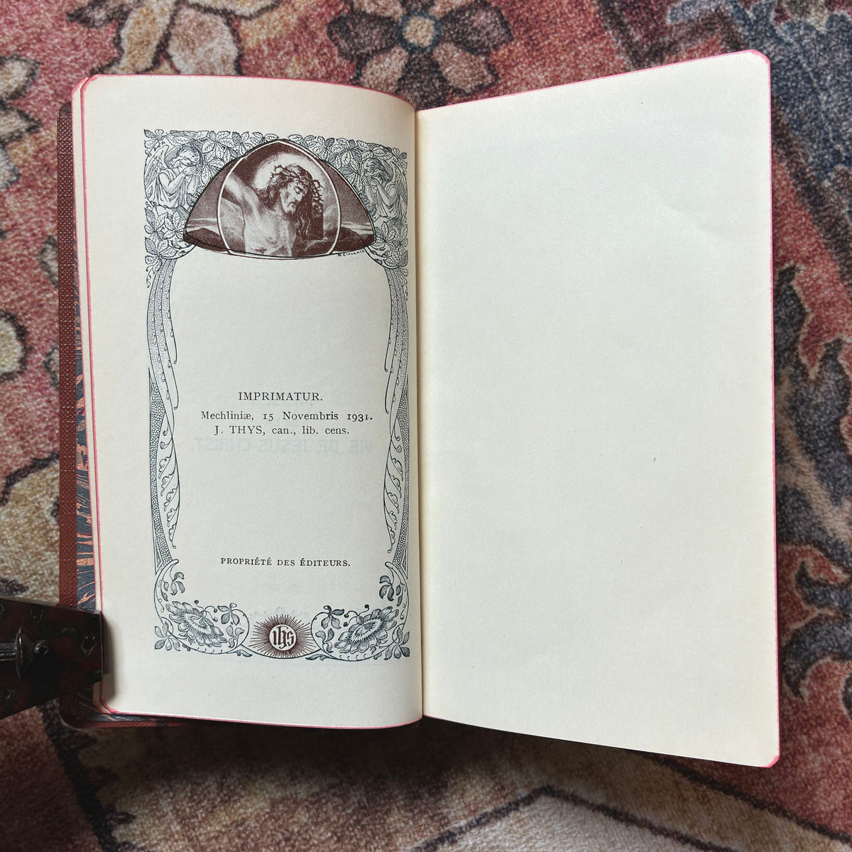 Missel De La Vie De Jesus Christ 1931