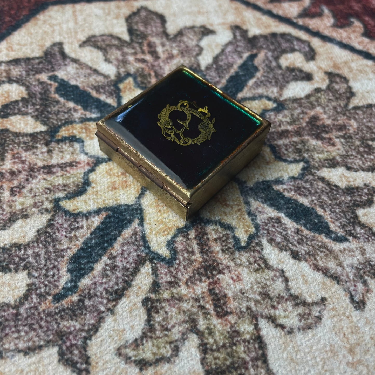 Vintage Trinket Box Pisces
