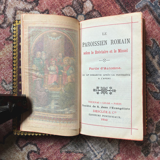 Le Paroissien Romain Selon Le Bréviaire et Le Missel 1909