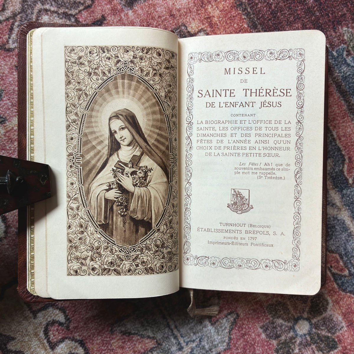Missel De Sainte Thérèse De L'enfant Jésus 1935