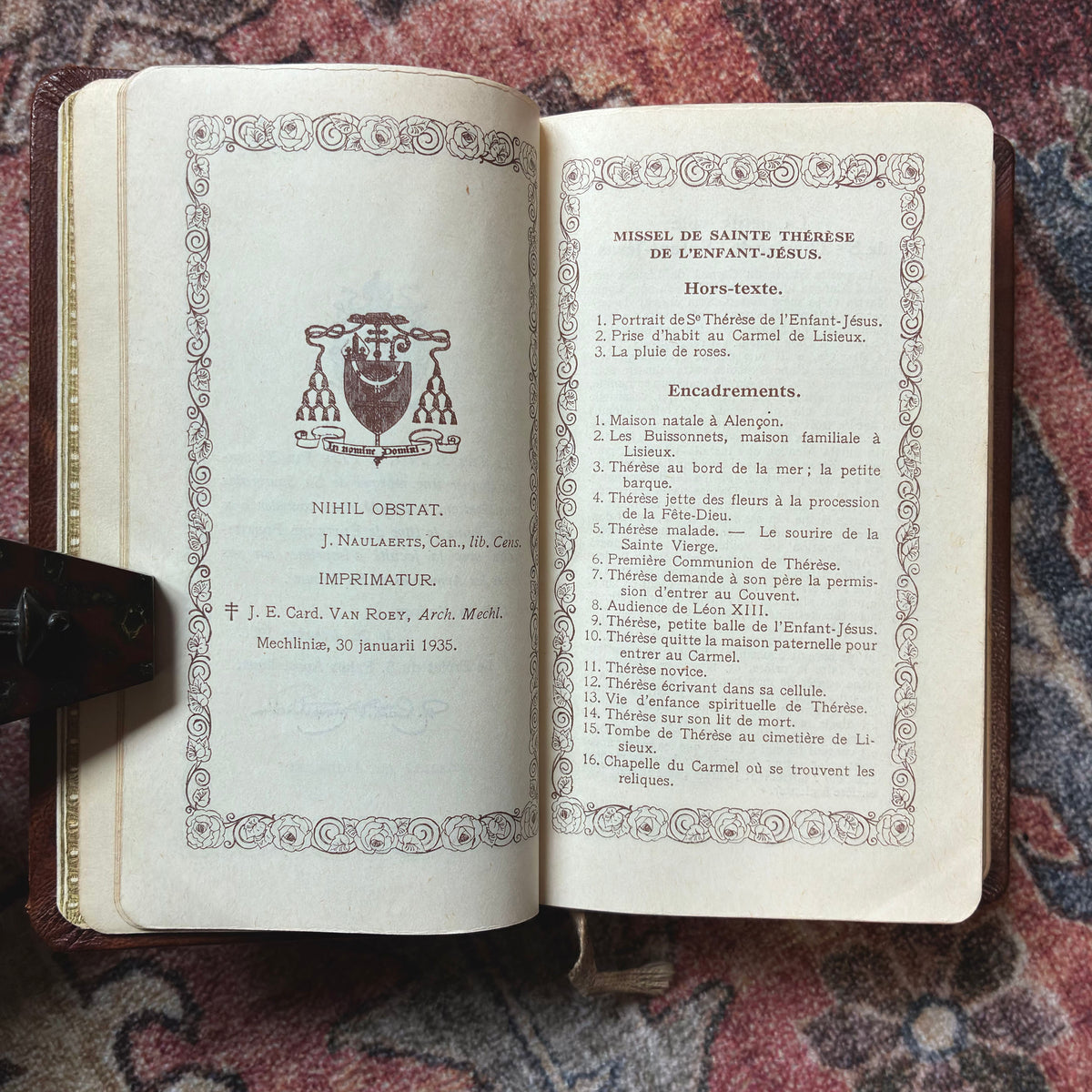 Missel De Sainte Thérèse De L'enfant Jésus 1935