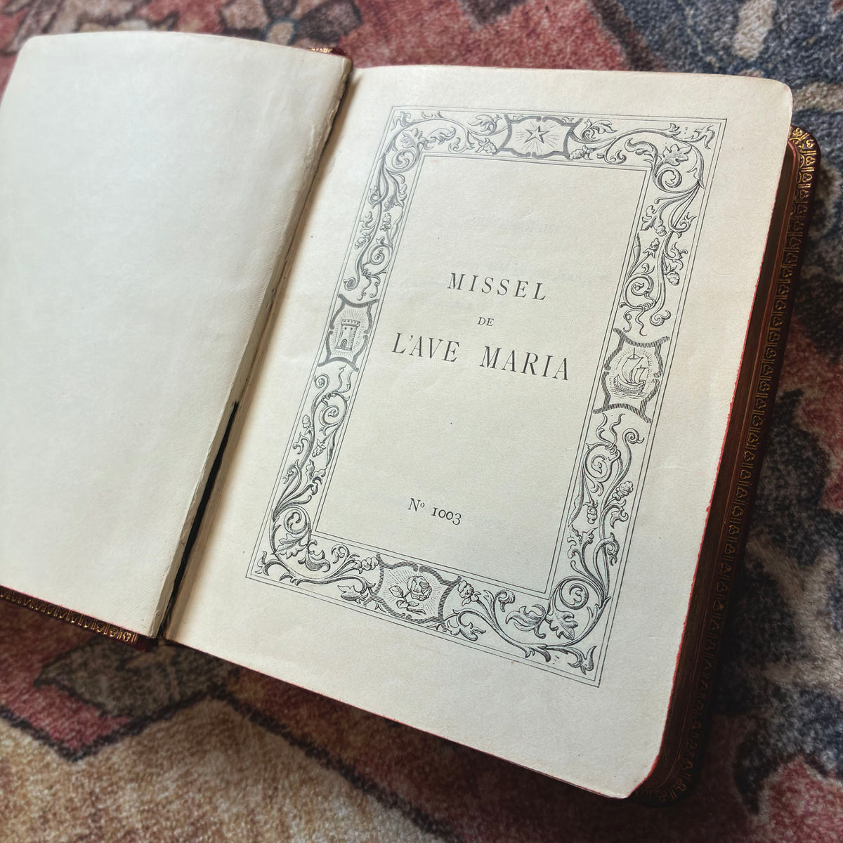 Missel De L'Ave Maria 1902
