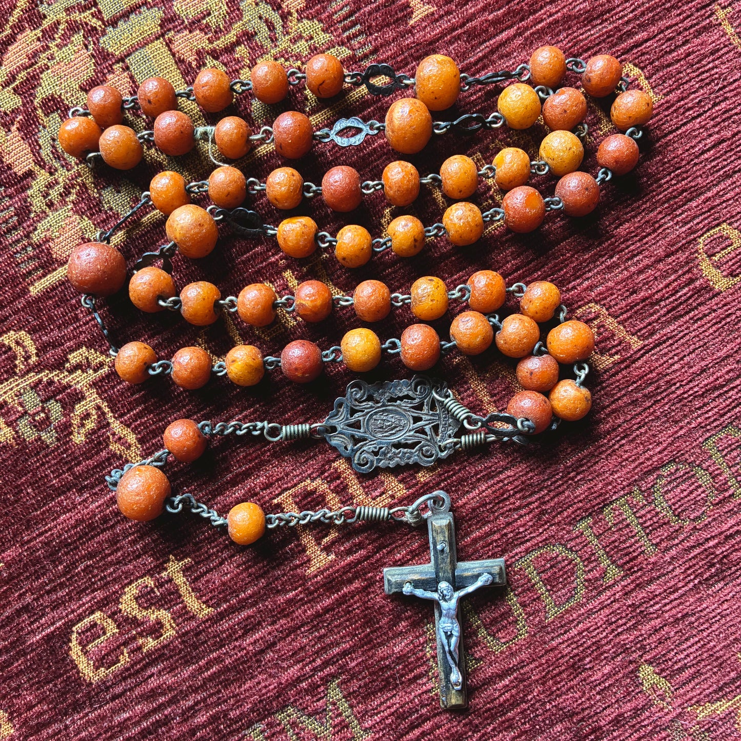 Fruit Tree Wood Rosary