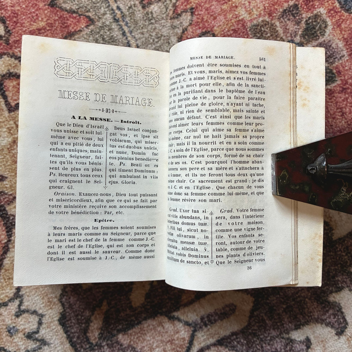 Paroissien Romain 1859
