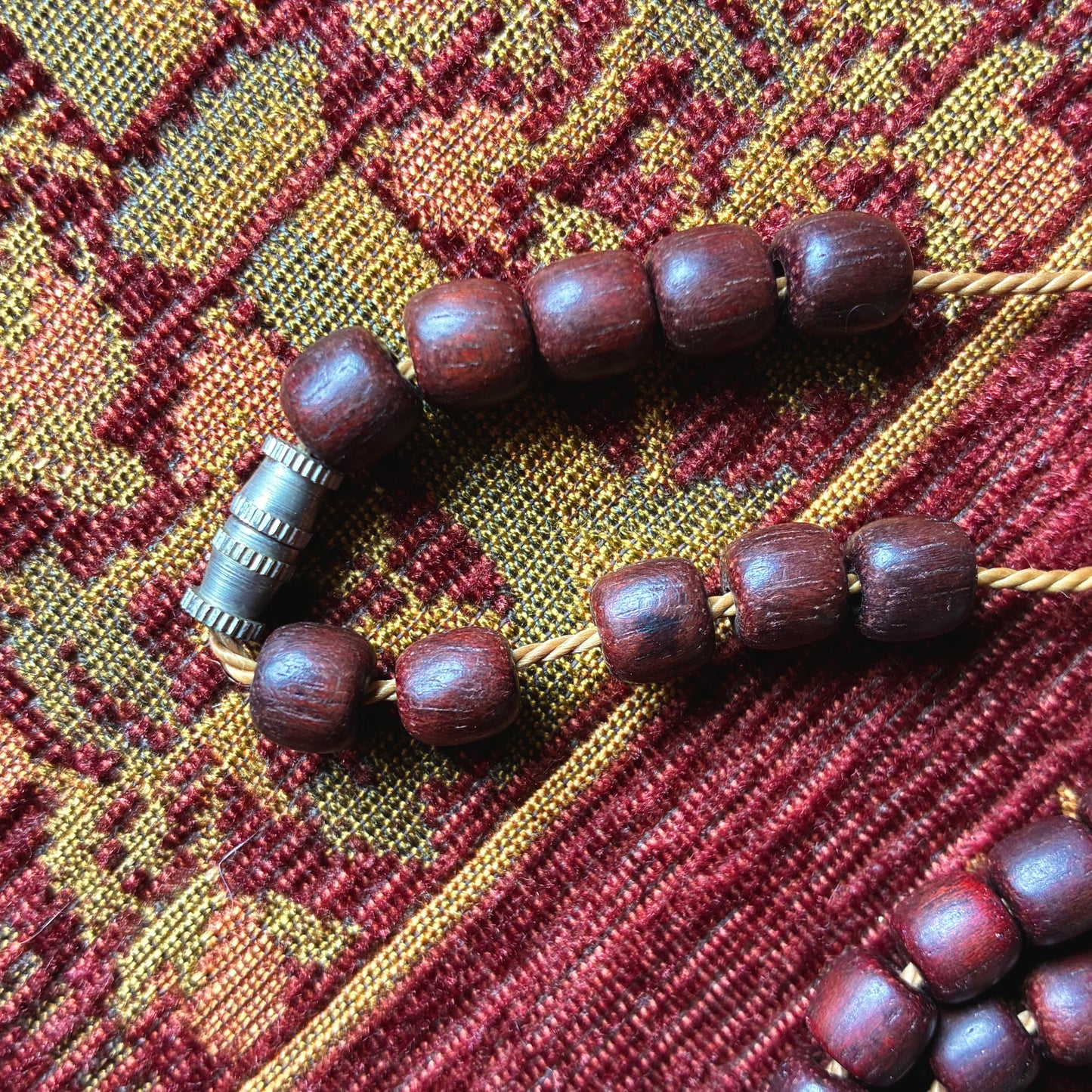 Rosary Wooden Necklace