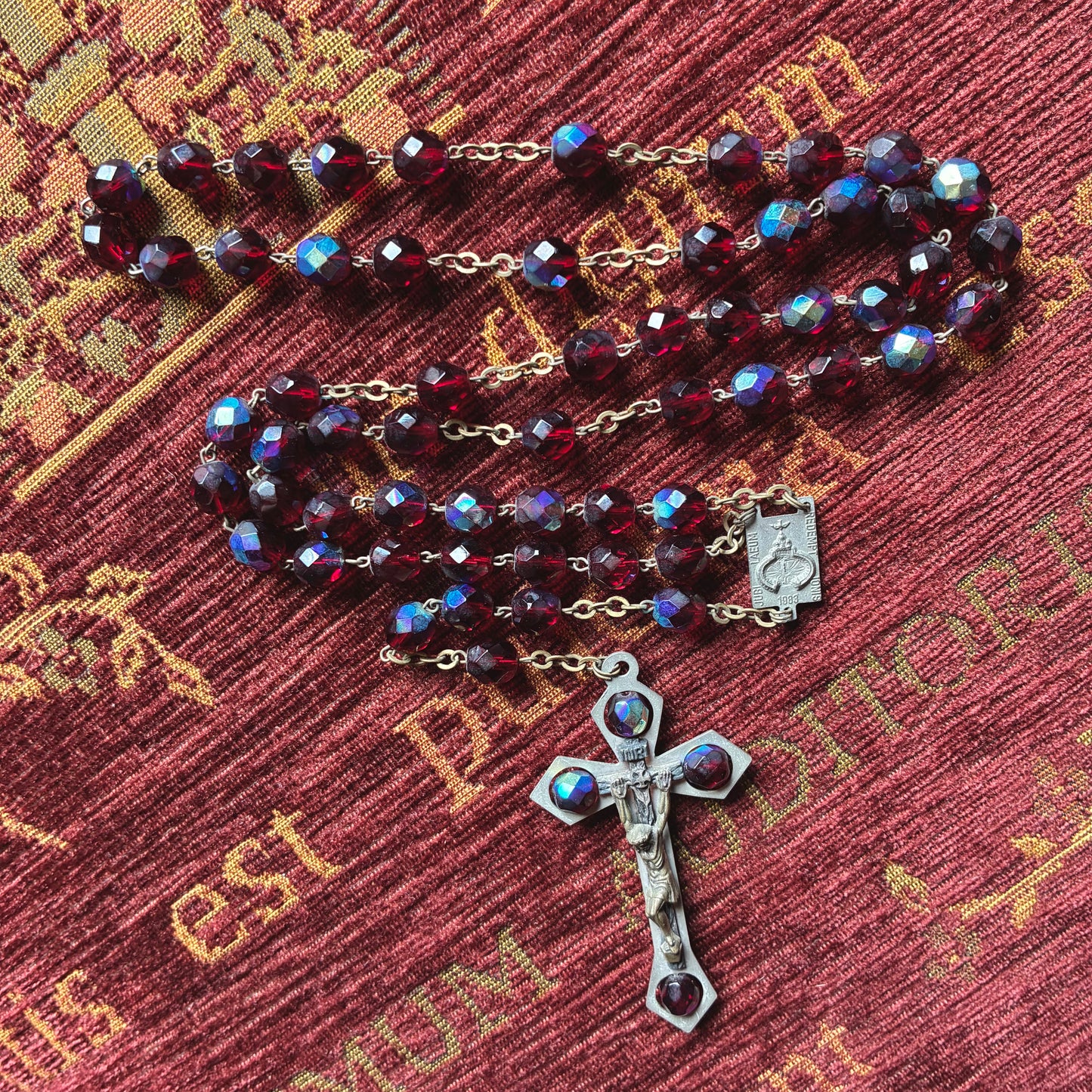 Spinner Rosary John Paul II